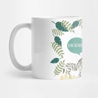 Zebra Vacation! Mug